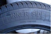 Directional/asymmetrical tire rotation indicator example 3