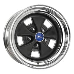 Wheel Vintiques 25 Merc Cougar '69-70 14x6 5x114.3 13 ET 73.1 CB Chrome/Dark Argent Center