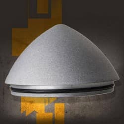 Rocket Racing Caps - Rocket Bullet Center Cap As Cast