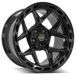 4Play 4P55 20x12 5x127/5x139.7 -44 ET 87.1 CB Brushed Black