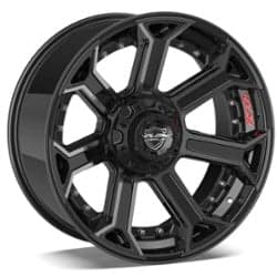 4Play 4P70 20x10 6x135/6x139.7 -18 ET 106 CB Brushed Black