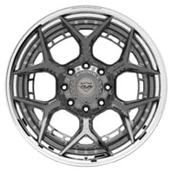 4Play 4PF6 24x14 8x165.1 -76 ET 124.9 CB Brushed and Tinted