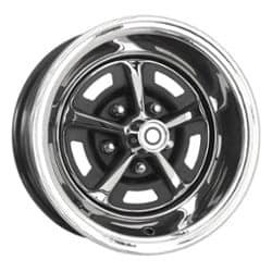 Wheel Vintiques 84 Series Magnum 500 15x6 5x114.3 13 ET 53.9 CB Chrome/Semi Gloss Black