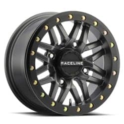 Raceline A91G Ryno Beadlock 14x7 4x156 0 ET 132 CB Gunmetal