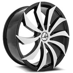 Azara AZA 507 18x8 5x110/5x114.3 35 ET 74.1 CB Gloss Black Machined