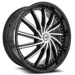 Azara AZA 517 20x8.5 5x114.3/5x120 35 ET 74.1 CB Gloss Black Machined