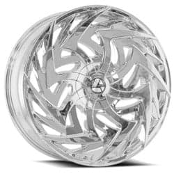 Azara AZA 520 28x9.5 Blank 5 Lug/Blank 6 Lug 15 ET 78.1 CB Chrome