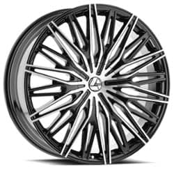 Azara AZA 522 24x9 Blank 5 Lug/Blank 6 Lug 18 ET 78.1 CB Gloss Black Machined