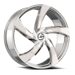 Azara AZA 524 26x9.5 Blank 5 Lug/Blank 6 Lug 15 ET 78.1 CB Chrome