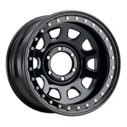 Allied Wheel 54B Daytona 15x8 5x114.3 -19 ET 82.6 CB Black