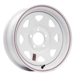 Allied Wheel 2-Piece 80 8 Spoke 12x4 5x114.3 -3 ET 2.95 CB White