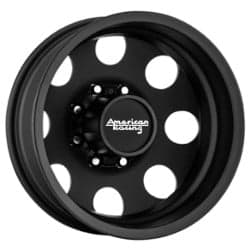 American Racing AR204 Baja Dually (Rear) 17x6 8x165.1 -134 ET 121.5 CB Satin Black