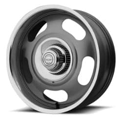 American Racing VN506 Rally 1PC 20x8 5x114.3/5x120.65 0 ET 78.3 CB Mag Gray Center with Polished Lip