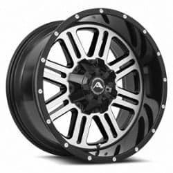 American Off-Road A106 20x10 6x127 -24 ET 78.1 CB Black Machine Face