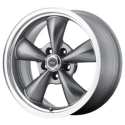 American Racing AR105 17x10.5 5x114.3 28 ET 72.56 CB Anthracite/Mach Lip