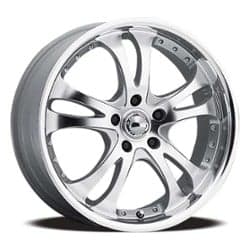 American Racing AR383 Casino 17x7.5 5x114.3 45 ET 72.56 CB Silver