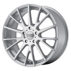 American Racing AR904 16x7 5x115 40 ET 72.56 CB Bright Silver / Machined Face