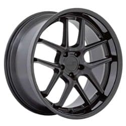 American Racing AR942 20x9.5 5x115 15 ET 71.5 CB Matte Black with Gloss Black Lip