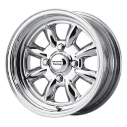 American Racing VN401 Silverstone 15x14 -152 to 84 ET 72.6 CB Polished