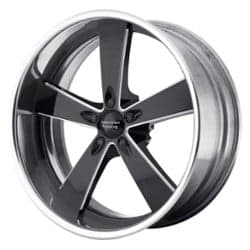 American Racing VN472 Burnout 17x10 -50 to 64 ET 72.6 CB Black Polished