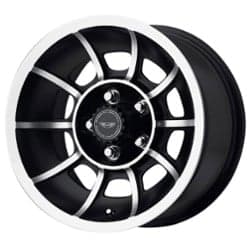 American Racing VN47 Vector 15x7 Blank 5 Lug 0 ET 86.2 CB Satin Black Machined