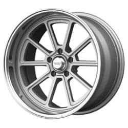 American Racing VN510 Draft Vintage 18x10 5x114.3 0 ET 72.56 CB Silver Diamond Cut Lip