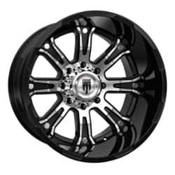 American Truxx AT154 Bomb 22x14 6x135 -76 ET 87.1 CB Black/Machined