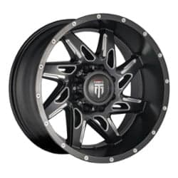 American Truxx AT183 Spyder 22x14 5x127 -76 ET 78.1 CB Black/Milled