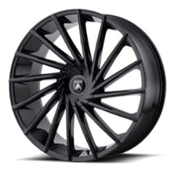 Asanti ABL-18 Matar 22x9 Blank 5 Lug/Blank 6 Lug 15 ET 72.56 CB Gloss Black