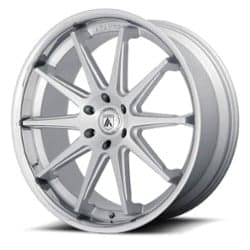 Asanti ABL-29 22x10 5x120 30 ET 74.1 CB Brushed Silver / Chrome Lip