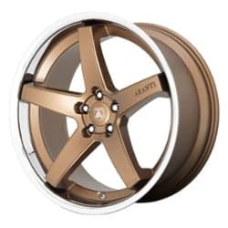 Asanti ABL-31 Regal 20x10.5 5x120 38 ET 74.1 CB Satin Bronze W/ Chrome Lip