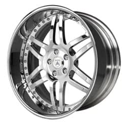 Asanti AF116 18x7 -127 to 86 ET 125.1 CB Custom Finish