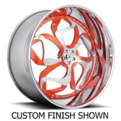 Asanti AF808 18x7 -127 to 86 ET 125.1 CB Custom Finish