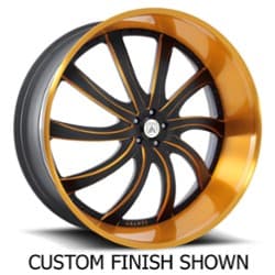 Asanti AF810 18x7 -127 to 86 ET 125.1 CB Custom Finish