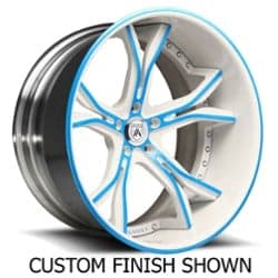 Asanti CX176 21x10 -127 to 86 ET 125.1 CB Custom Finish