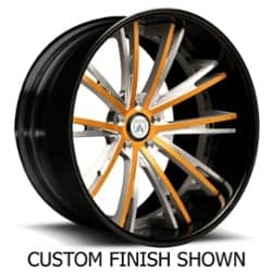 Asanti CX177 21x10 -127 to 86 ET 125.1 CB Custom Finish