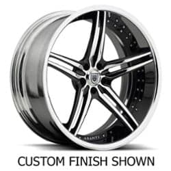 Asanti CX805 21x10 -127 to 86 ET 125.1 CB Custom Finish