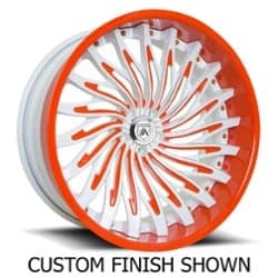 Asanti CX824 20x7 -127 to 86 ET 125.1 CB Custom Finish