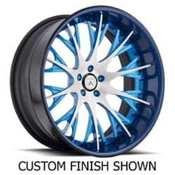 Asanti CX825 20x7 -127 to 86 ET 125.1 CB Custom Finish