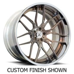 Asanti CX840 20x7 -127 to 86 ET 125.1 CB Custom Finish