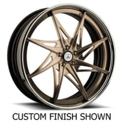 Asanti CX848 22x8.25 -127 to 86 ET 125.1 CB Custom Finish