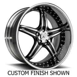 Asanti DA144 20x7 -127 to 86 ET 125.1 CB Custom Finish