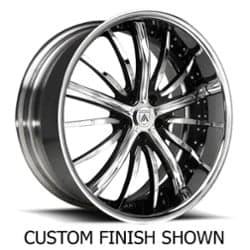 Asanti DA175 20x7 -127 to 86 ET 125.1 CB Custom Finish