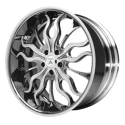 Asanti DA180 20x7 -127 to 86 ET 125.1 CB Custom Finish