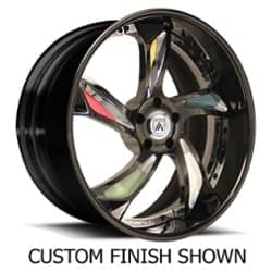 Asanti DA181 20x7 -127 to 86 ET 125.1 CB Custom Finish