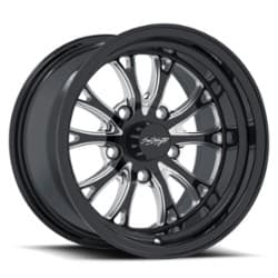 Boyd Coddington Bristol 17x4.5 5x120.65 -24 ET 83.1 CB Black w/Milled Spokes