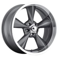 B/G Rod Works Old School 18x7 5x114.3 0 ET 78.1 CB Gunmetal Machined Lip