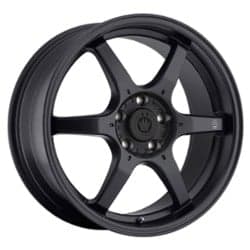 Konig Backbone 15x6.5 4x100 38 ET 73.1 CB Matte Black