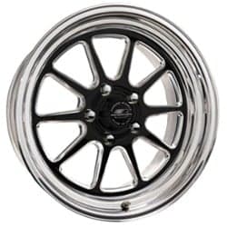 Billet Specialties Malibu 18x7 -50 to 55 ET 73 CB Black