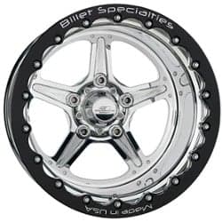 Billet Specialties Street Lite F-Body Single Bead Lock 15x10 50 ET 61 CB Polished